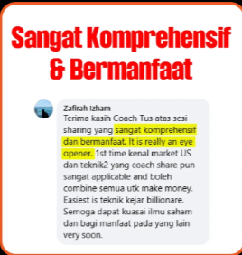Testimoni WhatsApp: Sangat Komprehensif & Bermanfaat — Zafirah Izham